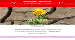 Desktop Screenshot of foertidspensionist.dk